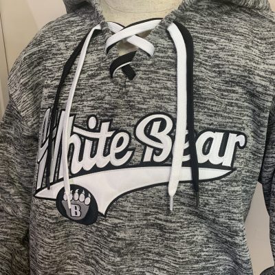 Gray WB Tail Laced Hoodie