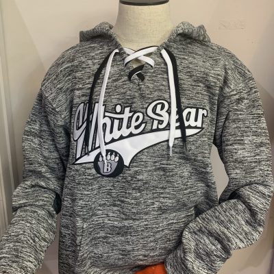 Gray WB Tail Laced Hoodie